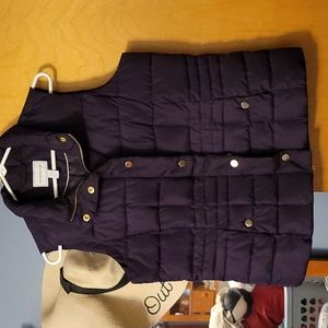 Purple puffy vest